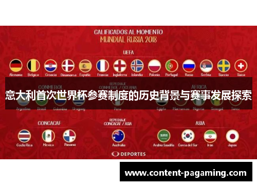 意大利首次世界杯参赛制度的历史背景与赛事发展探索