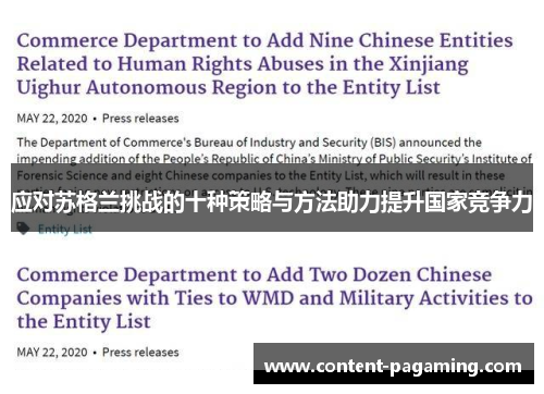 应对苏格兰挑战的十种策略与方法助力提升国家竞争力