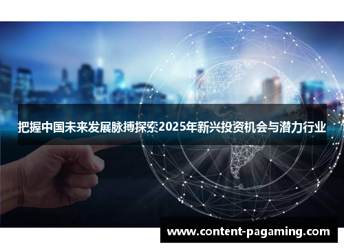 把握中国未来发展脉搏探索2025年新兴投资机会与潜力行业