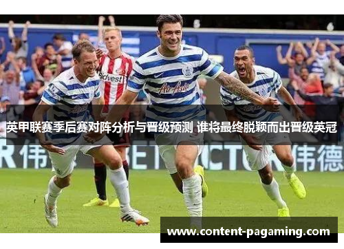 英甲联赛季后赛对阵分析与晋级预测 谁将最终脱颖而出晋级英冠
